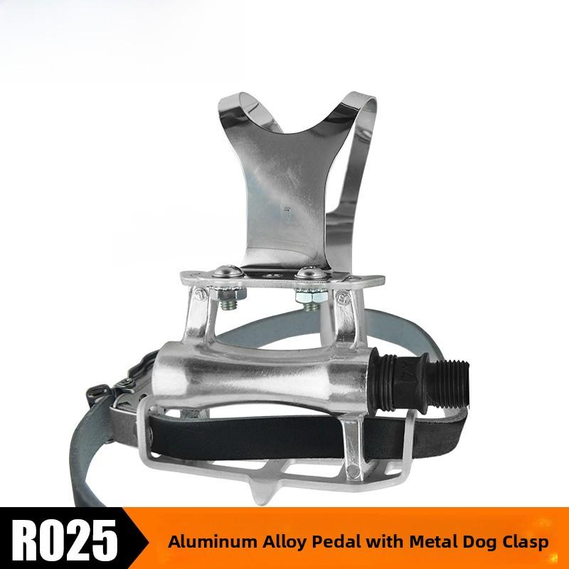 Wellgo Ultra Light Bicycle Pedals Stainless Steel Dog Mouth Single Hole Retro Road Bike Silver Foot Pedal Cycling Equipment
