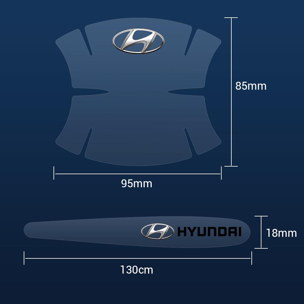 4/8Pcs Universal Car Door Bowl Anti-scratch Sticker Clear Door Bowl Handle Protection Sticker Auto Accessories For Hyundai I10 vf1