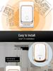 Smart Long-Range Wireless Doorbell for Home Use - Three-in-One Remote Control and Elderly Caller Function