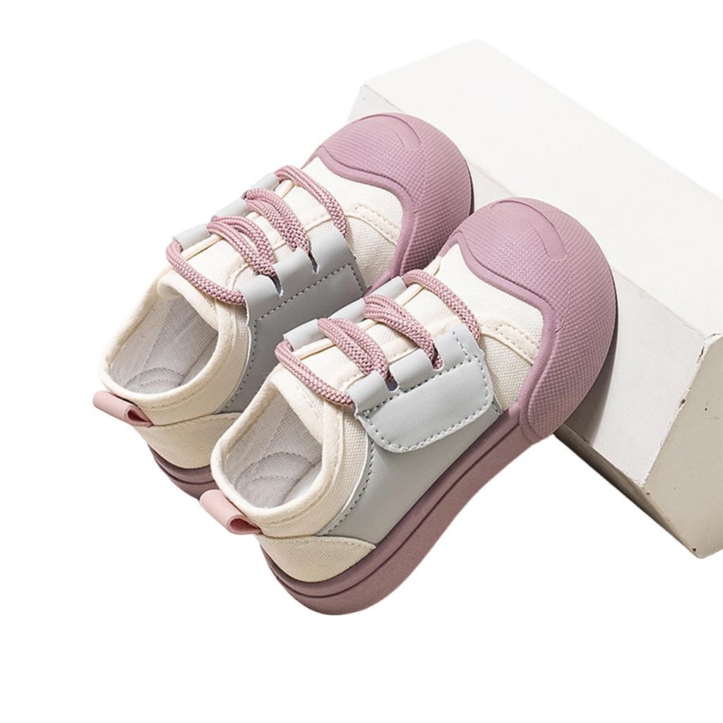 Kids Canvas Shoes Soft Sole Casual Sneakers Lightweight Durable Slip Resistant School Shoes for Boys and Girls Toddler Little Kid