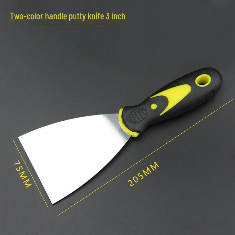 Changbaosen 201 Stainless Steel Dual-Color Handle Putty Knife