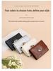 New Women's High-Capacity Bi-Fold Leather Wallet with Multi-Card Slots and Coin Purse