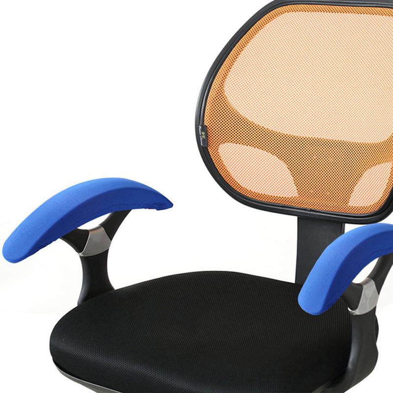 Removable Stretch Spandex Dining Chair Armrest Covers Polyester Office Computer Chair Armrest Cover Elbow Arm Rest Covering