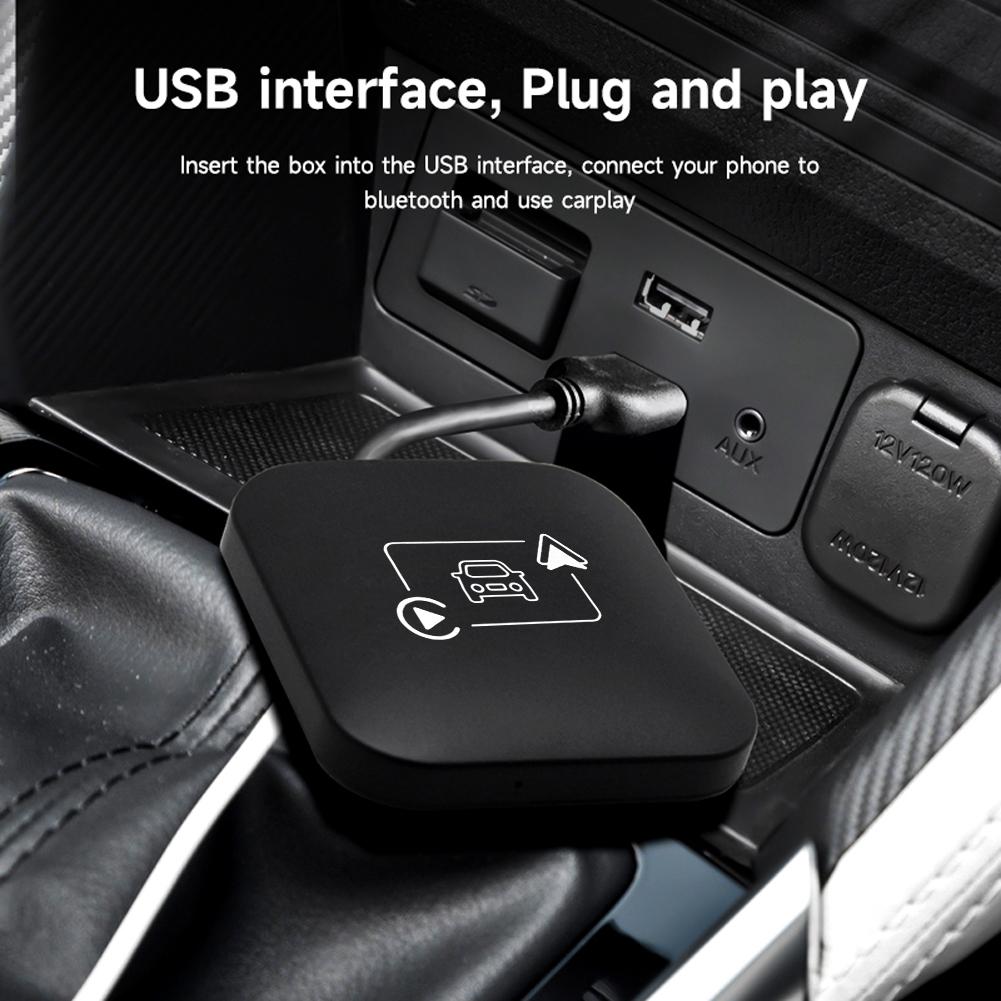Wireless CarPlay Android Auto Mini AI Box BT WiFi AI Box Adapter Auto Connect Android 11+ System for Wired CarPlay Android Cars
