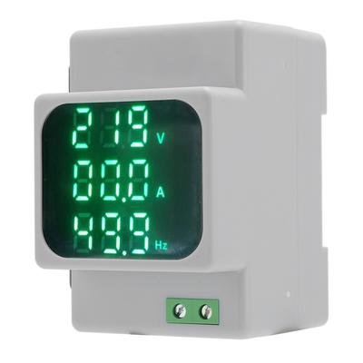 Contor de Energie Multifuncțional Afișaj Digital Montare pe Șină DIN Tester Tensiune Amperaj Frecvență