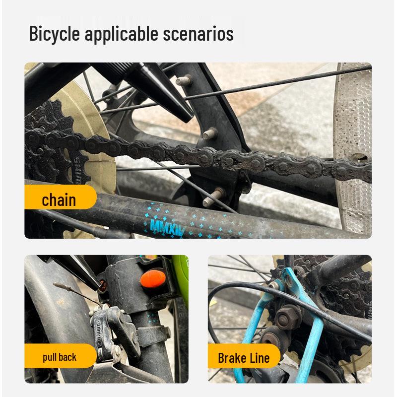 Mountain Bike Chain Lubricant Set: Silicone Oil for Rust Prevention & Maintenance