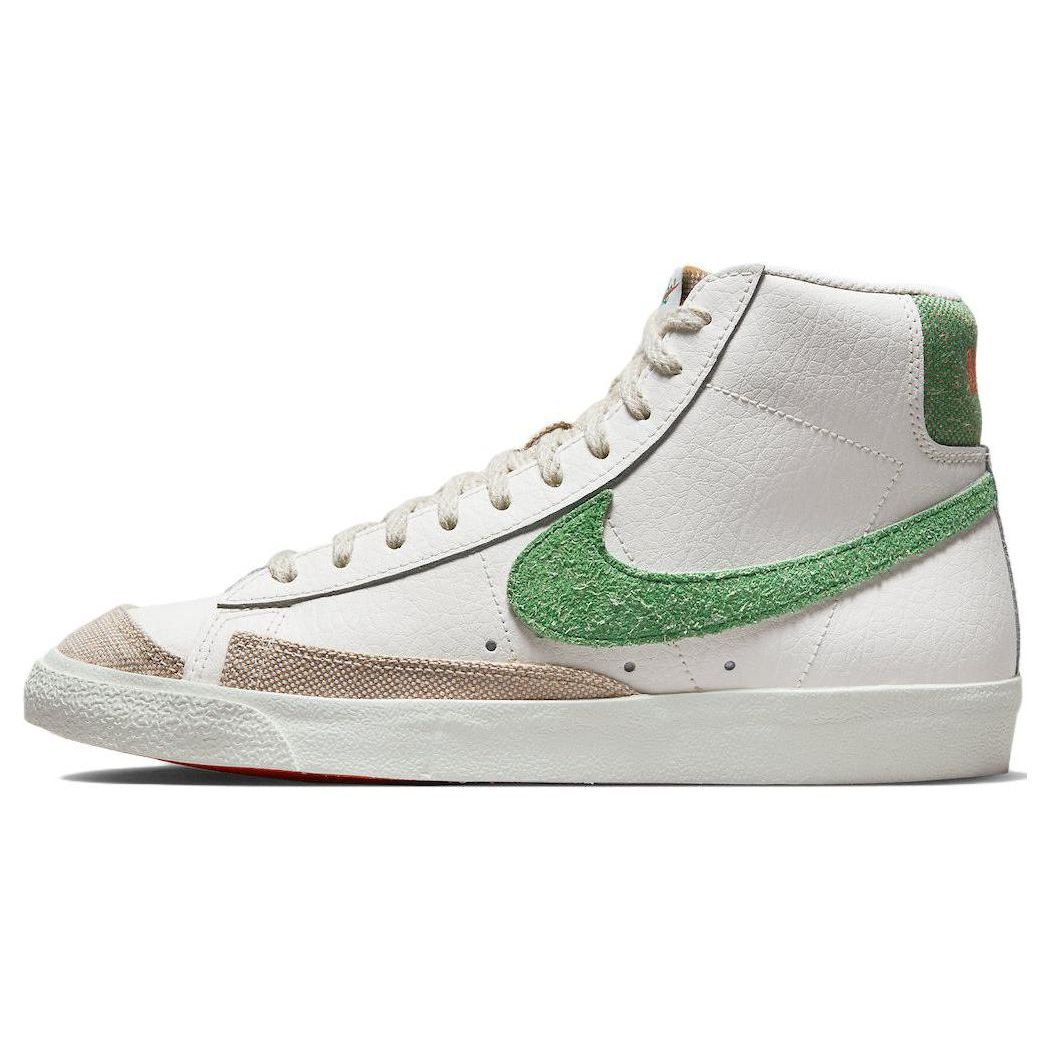 

Nike Мужские кроссовки Blazer Mid 77 Vintage Sail Stadium Green Белый Безопасный-оранжевый Черный FD0759-133 42