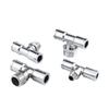 Pneumatik-Steckverbinder M5 1/8" 1/4" 3/8" 1/2" BSPT Außengewinde Vernickeltes Messing Steckverbindung Schnellkupplung Luftanschluss Sanitär