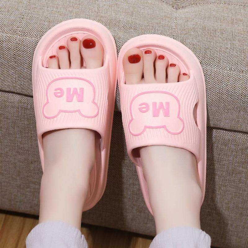 Bathroom Slippers Female Summer Home Non-slip Sandals Soft Bottom Anti-odor Slippers