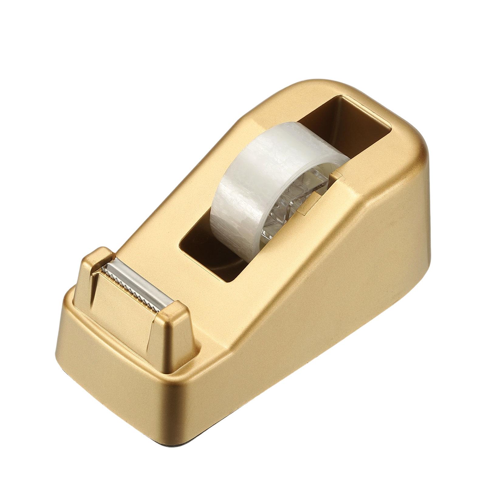 1/2Pcs Tape Dispenser Desk Heavy Duty Tape Dispenser Cutter Desktop Light Luxury Frosted Dispensers Holder Non-Skid Base Elegant