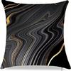 Black Geometric Gold Spots Pillow Cover Ultra Soft Polyester Material Living Room Sofa Back Car Pillow Cover Home Decoration