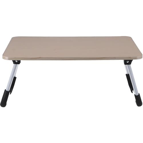 Fuji Boeki Mini Table, 51.5cm Wide x 30cm Deep x 21cm High, Natural Wood Grain, Foldable, Lightweight, Suitable for Sofas and Beds, Non-Slip, 28602