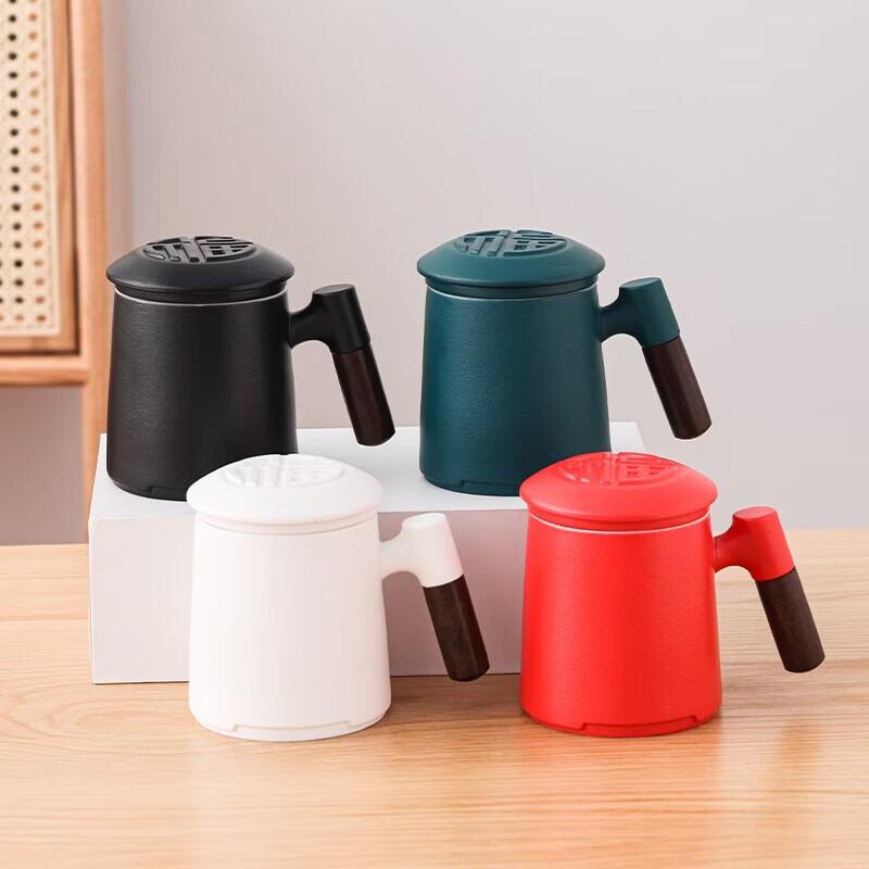 Hongyufuqi Ceramic Office Tea Set