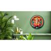 Casa Rica MDF Wooden Wall Art 12x12 Inch | Ganesh Ji Sparkle Laminated Wall Hanging Frame for Living Room,