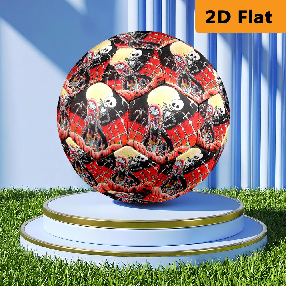 Gothic Skull Flower Girl Soccer Ball Suitable For Both Training And Competition Suitable For Training Competition And Indoor And Outdoor Sports