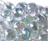 Camel Toys Marble - Made In Japan - Glass Marbles - 100-Pack [Aurora Clear Marble (Glossy ClearAurora Clear) Approx. 17mm] 1 Bag (100 Marbles)