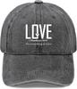 Love 1 Corinthians 16 14 Distressed Baseball Cap Washed Polyester Casual Adjustable Adult Hat