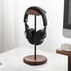 Walnussholz & Metall Kopfhörerständer – Minimalistischer Gaming-Headset-Halter für Schreibtisch, Büro & Zuhause – Premium Ohrhörer-Display-Ständer