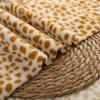 50cm Imitation Leopard Print Pattern Plush Animal Synthetic Fur Fabric for Clothing Background Cloth Carpet Cushion DIY Fabric