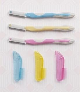 Eyebrow Touch Up Razor Pack of 3 - Easy & Precise Facial Grooming
