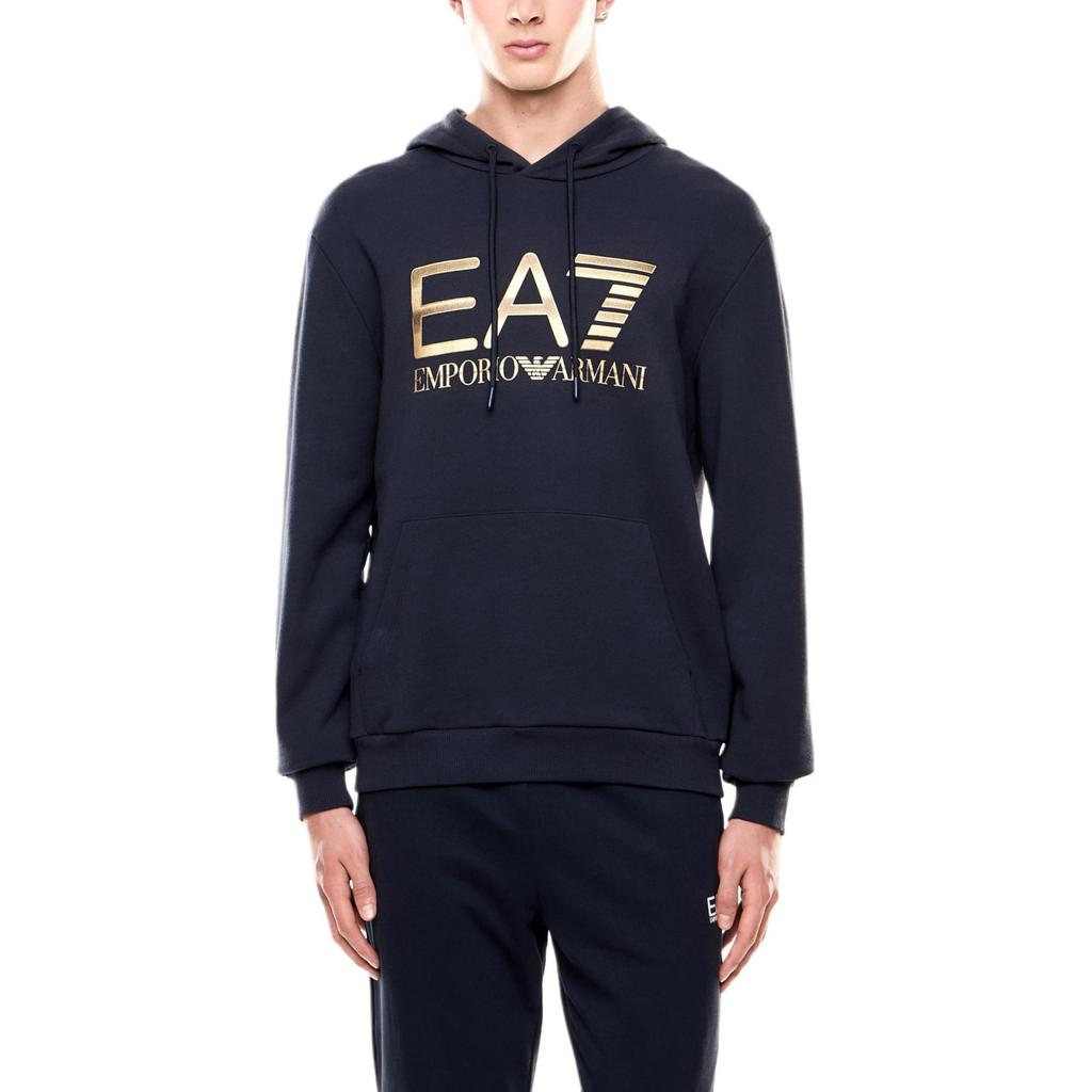 Emporio Armani EA7 FW25 Logo Stretch Cotton Hoodie Men hoodies 7M001190-AF17787-UB102