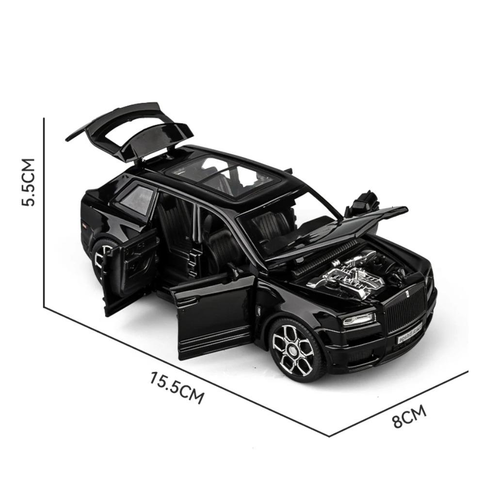 1/32 Scale Rolls Royce SUV Cullinan Alloy Car Model Diecasts Metal Toy Car Model Simulation Sound and Light Collection Childrens Gifts