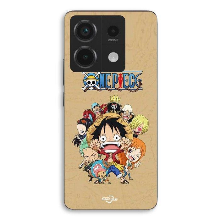 Coque de téléphone - MANIACASE - Xiaomi Redmi Note 13 Pro 5G - Silicone TPU - Manga animé - Noir