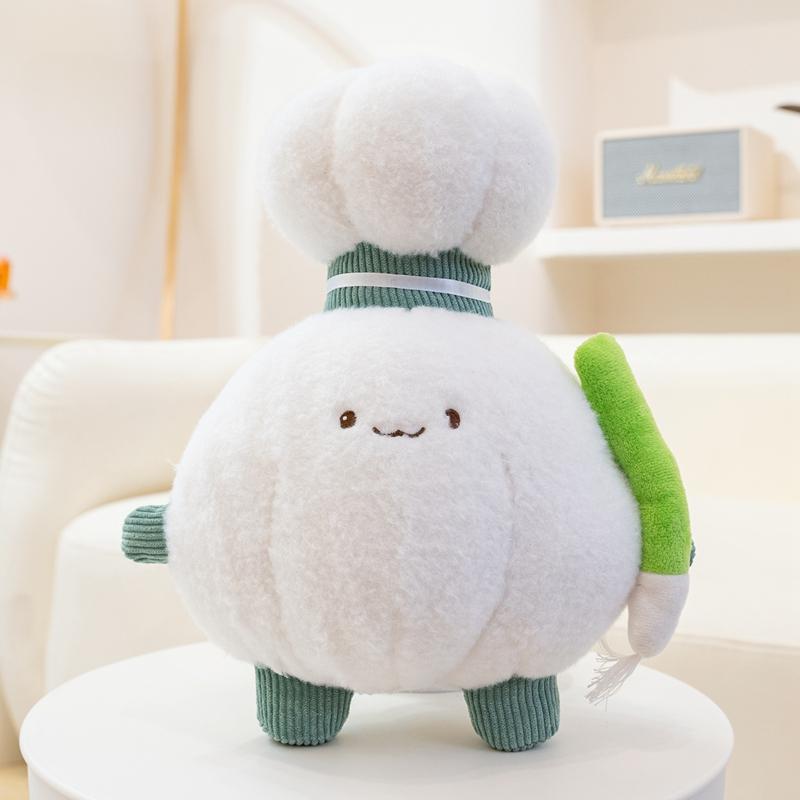 Soft Vegetables Plush Toys Stuffed Garlic Celery Potatoe Eggplant Pumpkin Mushroom Radishes Broccoli Doll Early Education Props