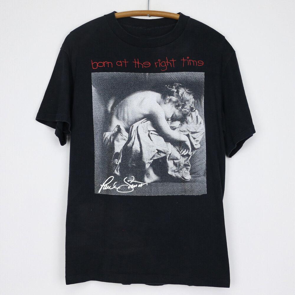 

2 Sides 1991 Paul Simon Born At The Right Time Shirt Short Sleeve S-4XL LI780 Unisex T-Shirt XXXL