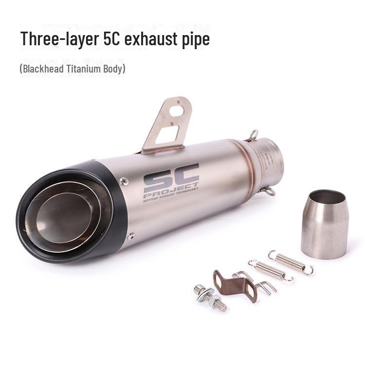Ninja SC Double Layer Motorcycle Exhaust Tail R25R3R6
