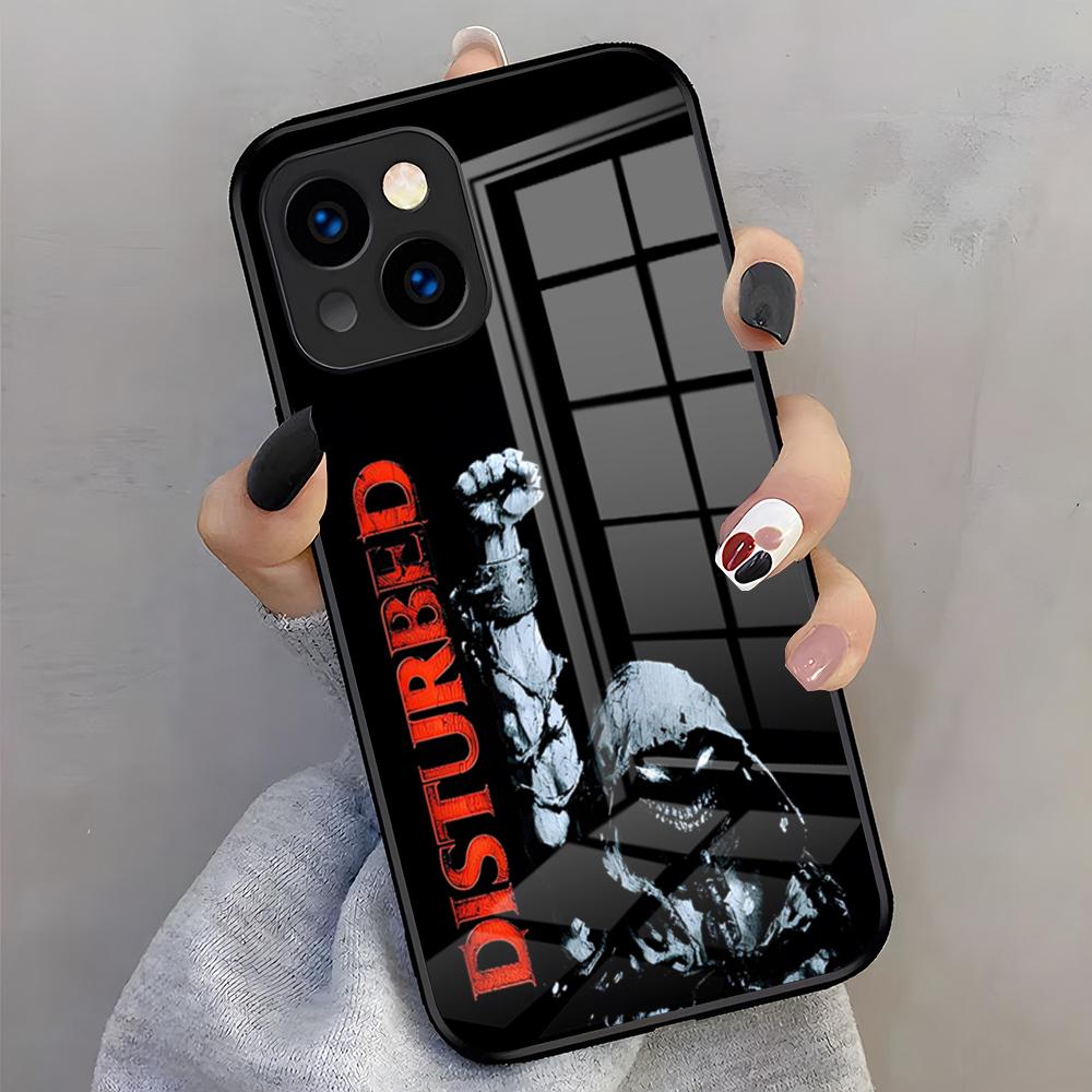 DisturbedS Band Phone Case For IPhone 17 Air Pro Max 16 15 14 13 11 Plus Glass Cover