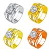 Men’s Fashion Statement Ring - Domineering Diamond Engagement Band