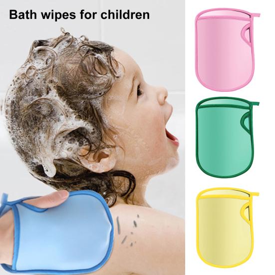

4 Pcs Ultra-Soft Exfoliating Bath Mitts Double-Sided Exfoliating Shower Gloves Gentle Cleaning Bath Sponge for Arm Leg Chest Back