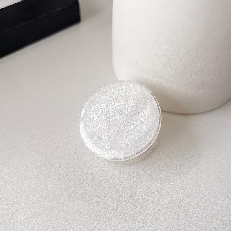 

Solid Color Glitter Powder Round Mobile Phone Airbag Bracket Wind-Pasted Desktop Lazy Watching Drama Support Frame