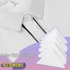 Polo Shirt Collar Shaping Stickers - No Curl Edges, Invisible V-Neck Fixing.