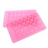 Silikonová forma ve tvaru srdce s 56 dutinami, tácek na kostky ledu, diy čokoládová fondánová forma, 3D pečivo, želé sušenky, pečení, zdobení dortů, nástroje
