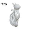 Hollow Cat Decoration 3D Printed Figurine, Modern Black White Kitten Statue, Shape Figurine Artistic Animal Sculpture Desk Decoration, Gift for Lovers