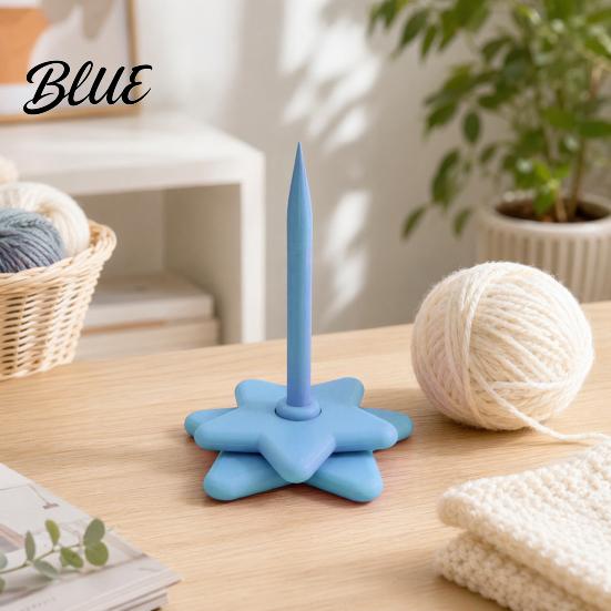 Anti-slip Yarn Stand Desktop Spinner Crocheting 3D Knitting Holder for Printed Star Ball Dispenser Knitting Lovers Wool Winding Tool