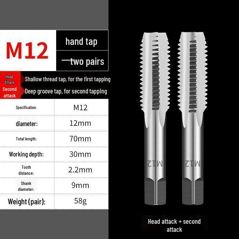 LD Multifunktionales Gewindeschneid- und Schneideisen-Set mit manuellem Windeisen