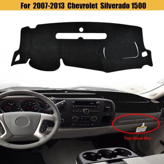 Fit 07-13 Chevy Silverado GMC Sierra 1500 Dash Mat Sunshade Dashboard Pad Cover