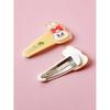 Daiso Momorei Rico 3d Snap Pins  Pack Of 2