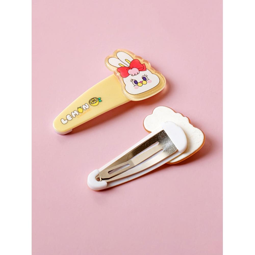 Daiso Momorei Rico 3d Snap Pins  Pack Of 2