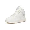 Anta Life Collection Wear-Resistant Slip-Resistant High-Top Skateboard Shoes Women's White Sneakers