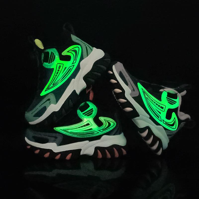 Waterproof Leather Boys' Sports Shoes with Rotating Button, Cotton and Velvet Lining, for Teens and Big Kids