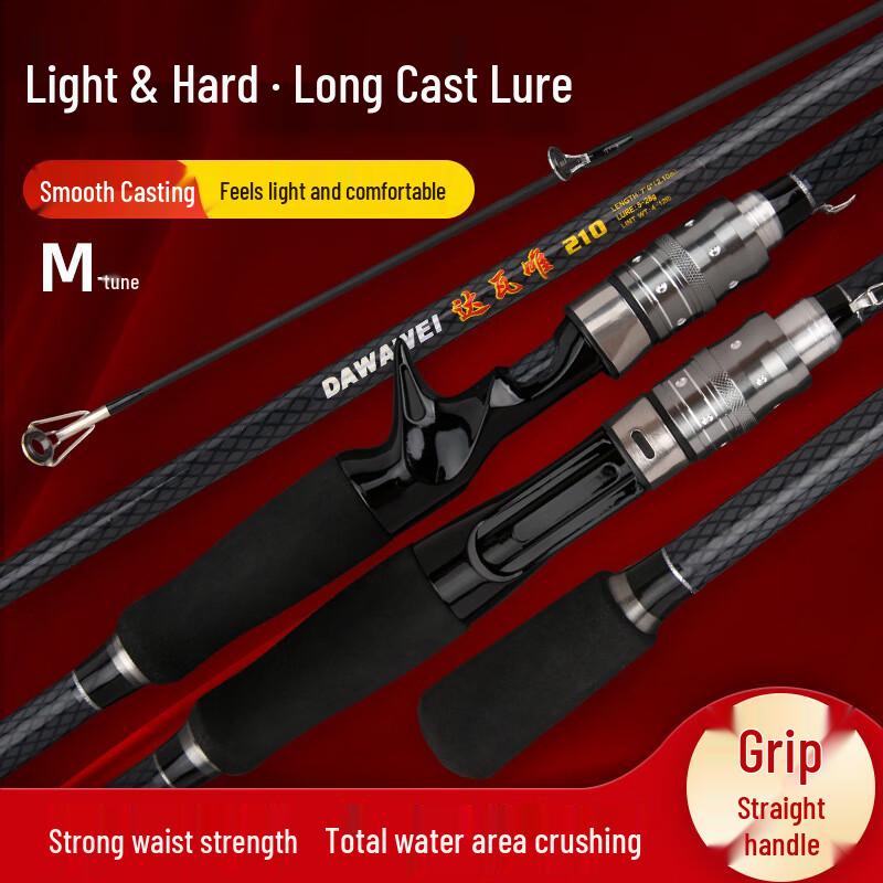 IOSN Fiberglass Spinning Lure Rod