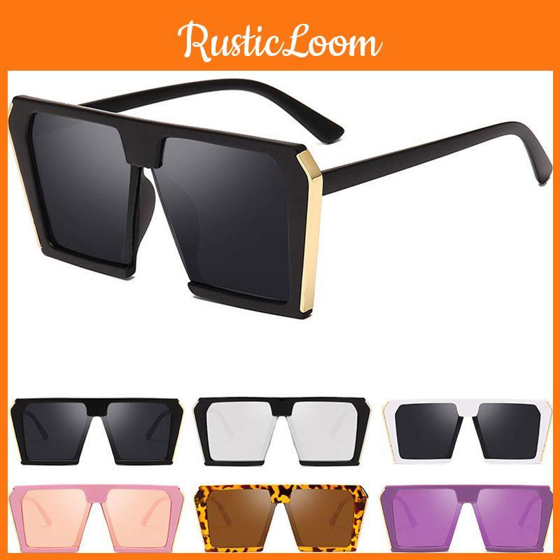 Fashion Big Oversized Square Eyeglasses Sunglasses Outdoor Shades Uv400 Eyewear