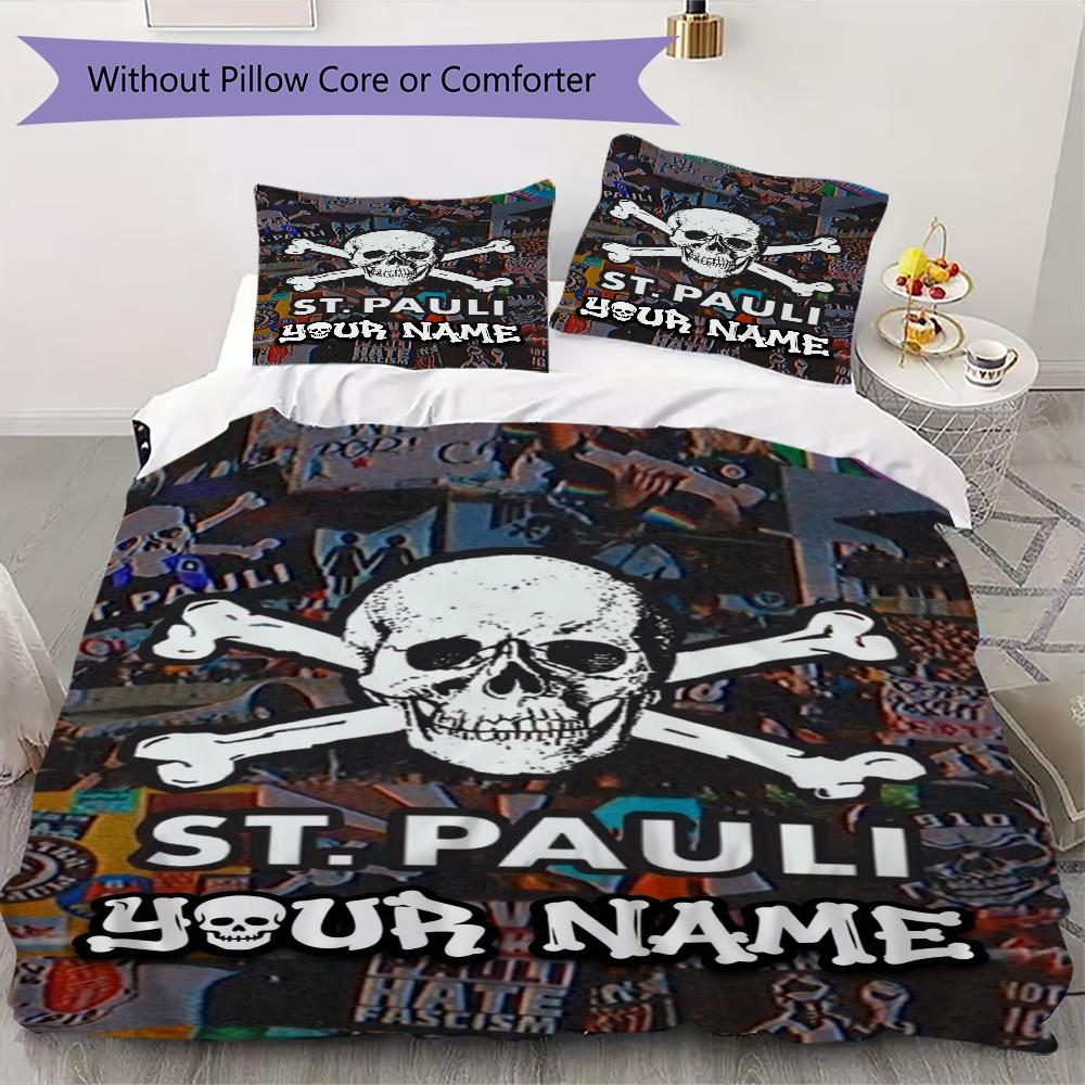 Custom Name St.Pauli Pattern Bedding