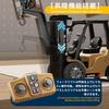 1/64 Scale RC Mini Alloy Forklift, Remote Controlled by Smartphone App or Remote Control, 2.4GHz Rechargeable, Liftable, Perfect Gift for Kids, Deskto