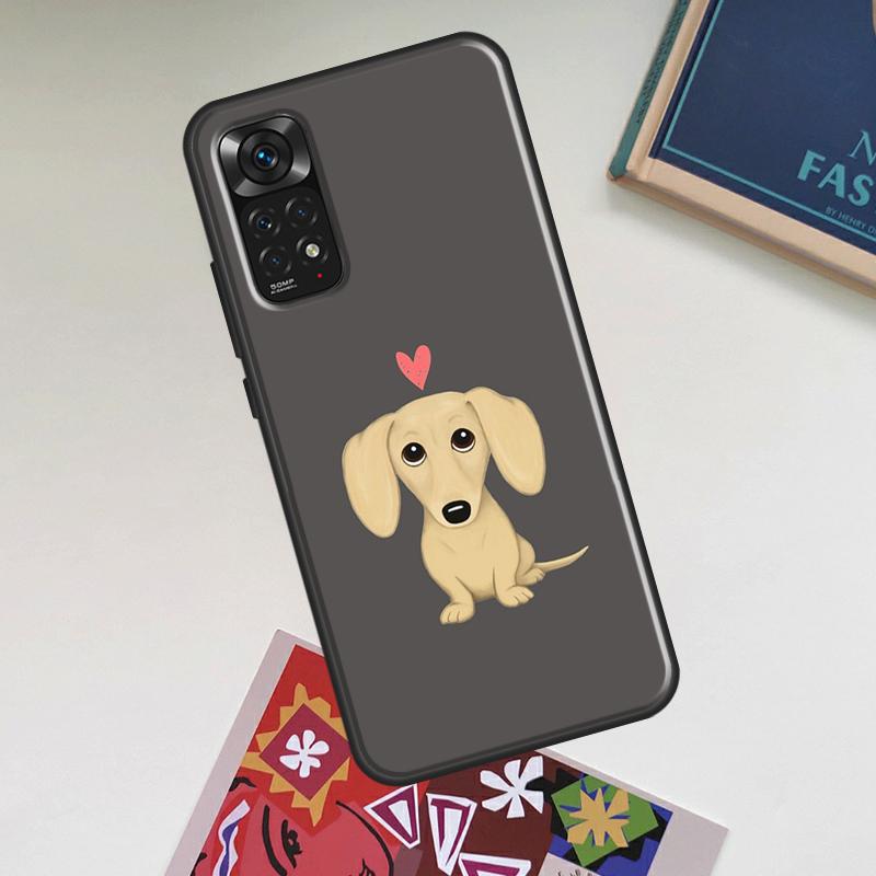 Dachshund Dog Case For Xiaomi Redmi Note 12 Pro Plus 8 9 10 11 Pro 8T 9S 10S 11S 12S 9C 10A 10C 12C Cover