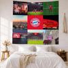 Bayern Munich Wall Decor Tapestry Art For Pet Memorial Birthdaywedding Party Backdrop Family Gift